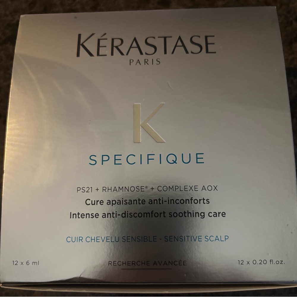 Kerastase hair Specifique Ps21 Rhamnose
Intense Anti-Discomfort Soothing Scalp